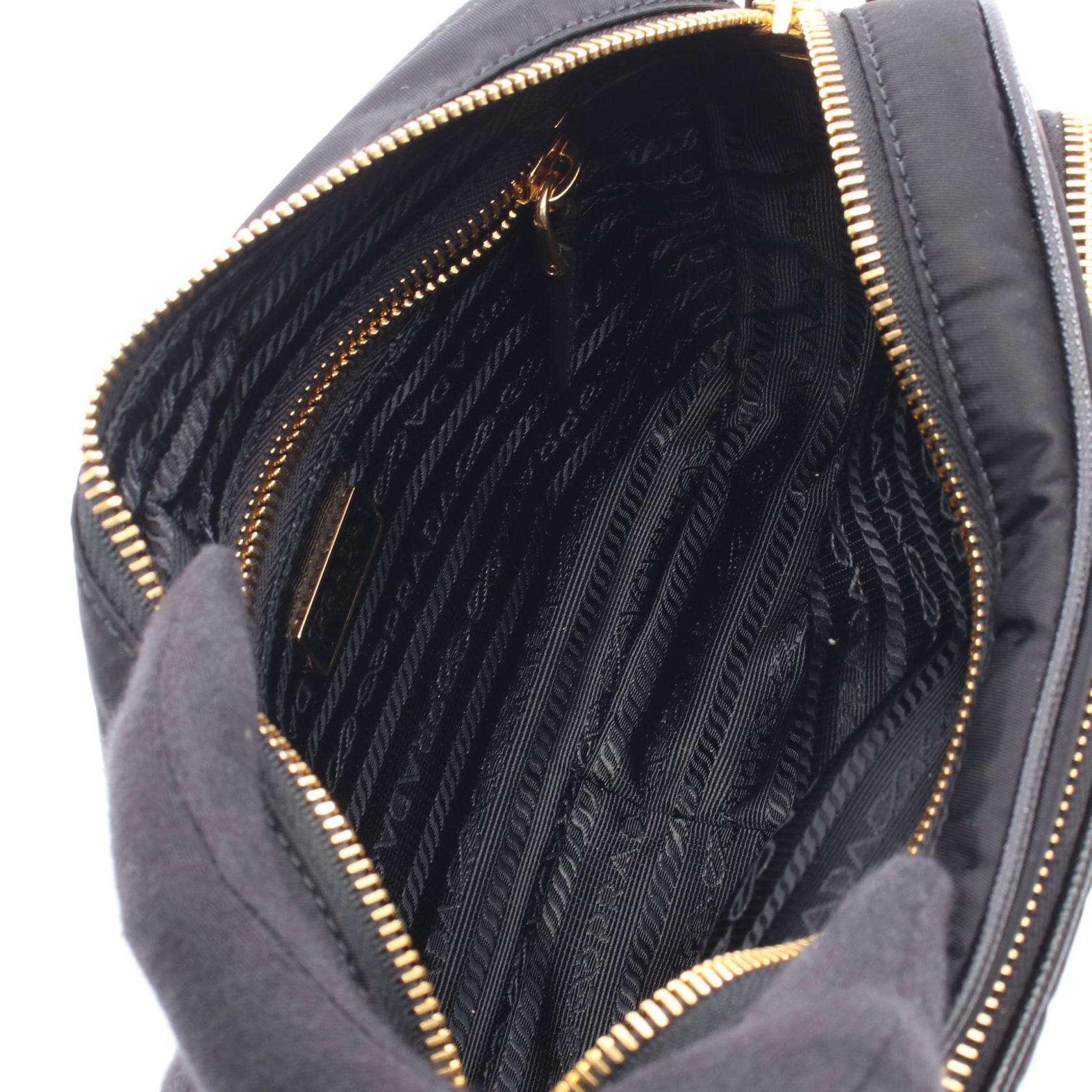 Prada Leather Shoulder Black Bag